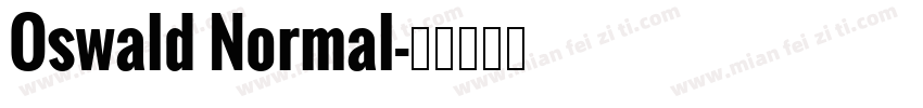 Oswald Normal字体转换